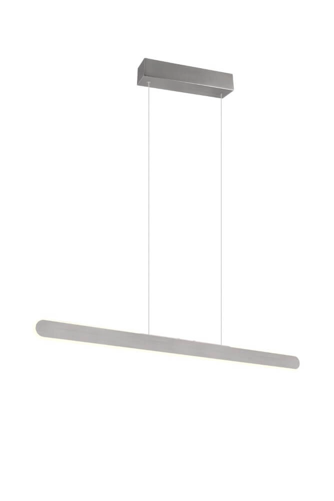 Unique pendant lamp Helios brushed metal