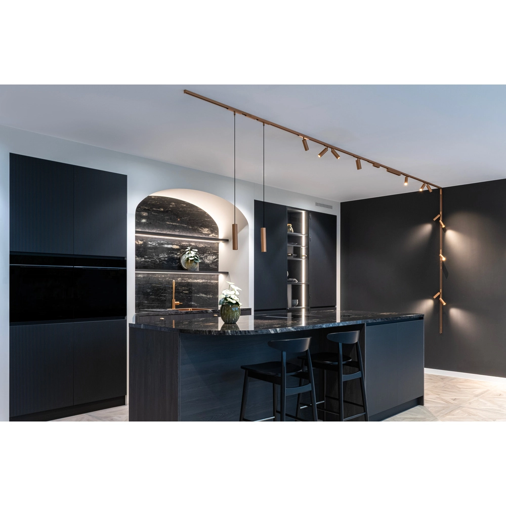 Rail eindkap 1-fase Linial champagne set van 2 Premium by Lucide 5411212552013