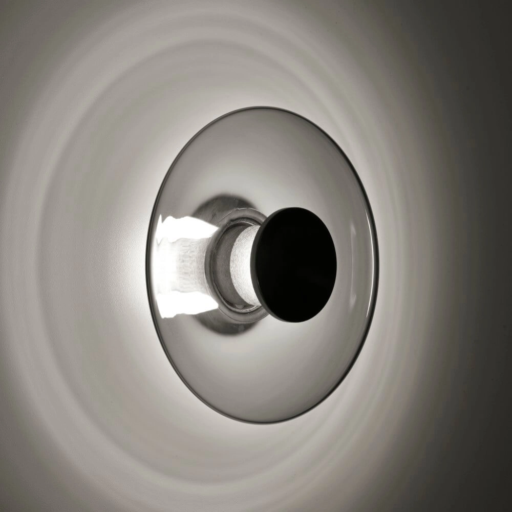 Design wall lamp Pure Vitrum gray Paul Neuhaus 4012248382622