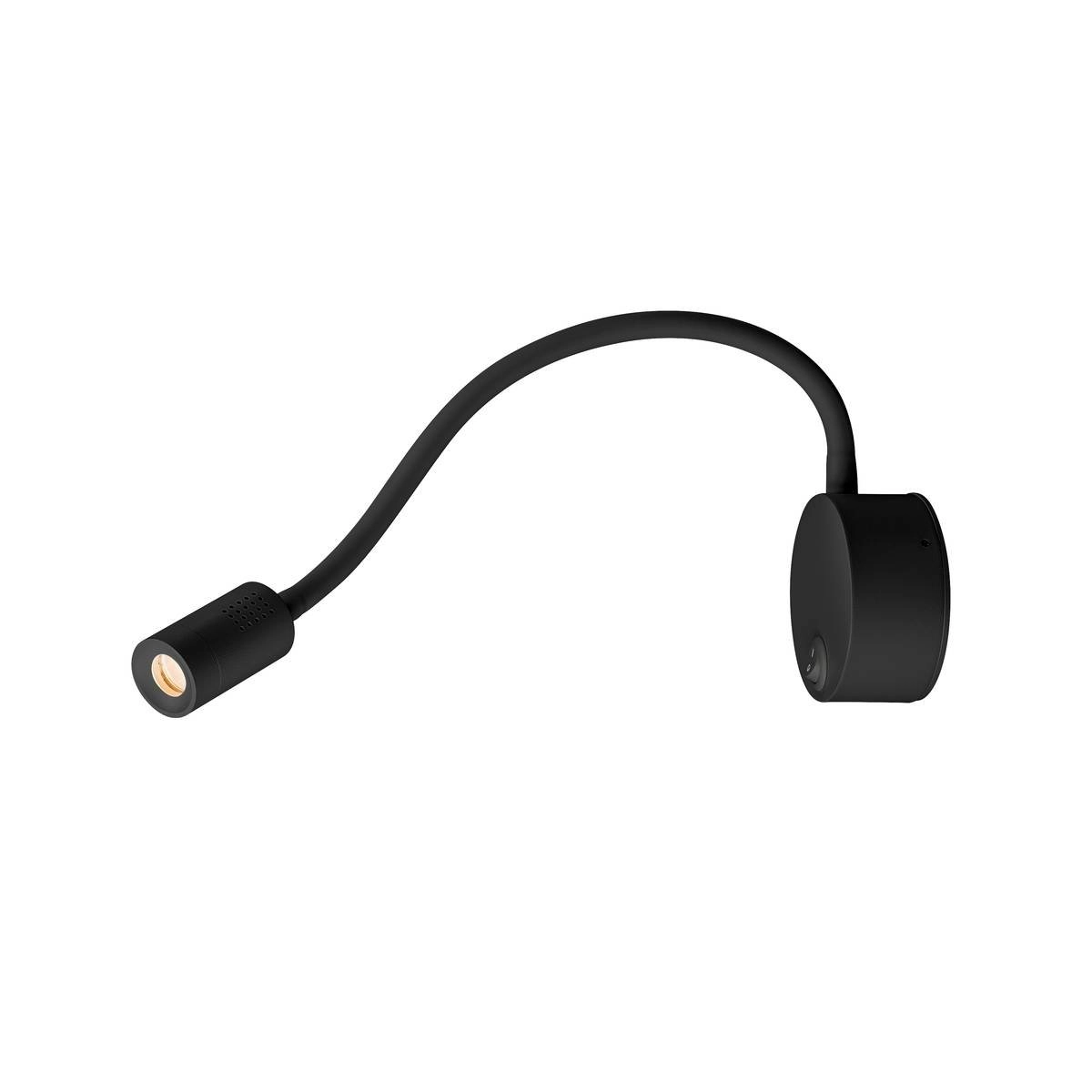 Wall reading light Dio Flex Plate 1.9w - 2700K black