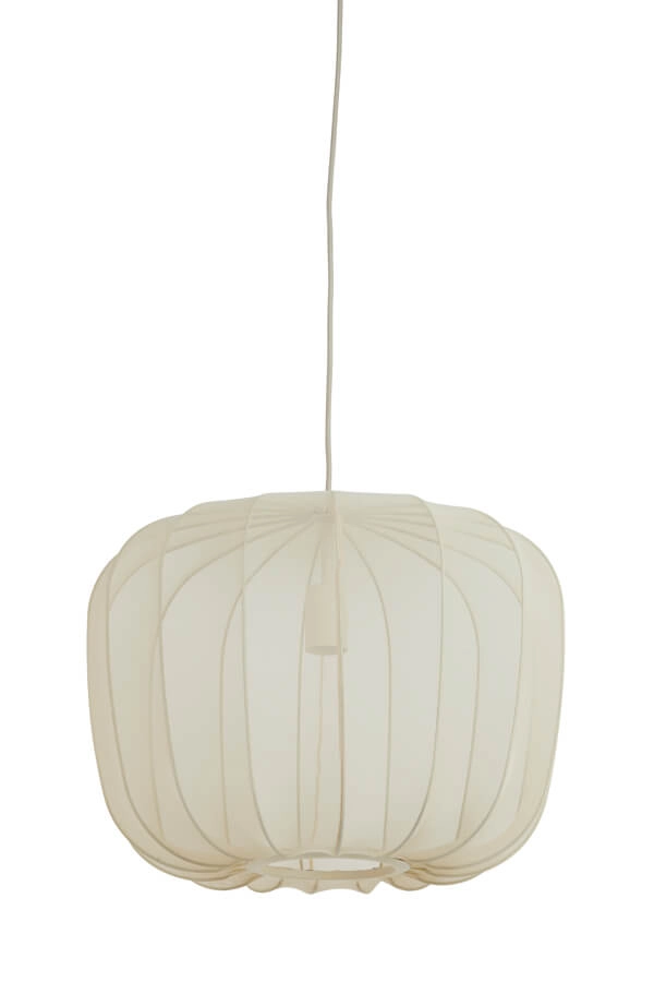 Japandi pendant lamp Plumeria cream Ø 50cm Light & Living 8717807651411