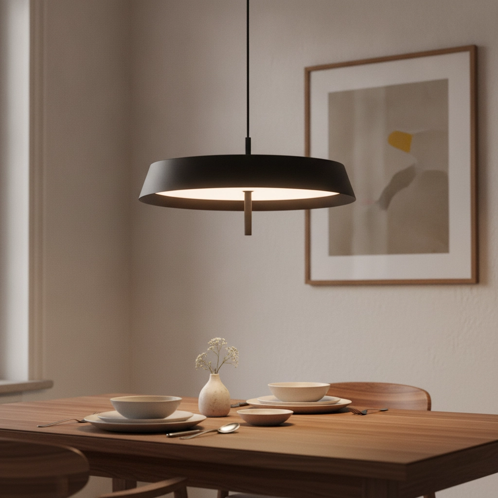 Sleek pendant lamp Velio Black design