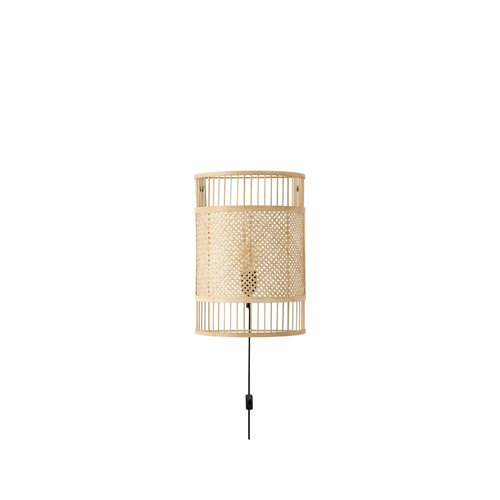 Bamboo wall lamp Pale with cable Lyora 5212017465580