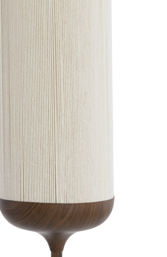 Floor lamp Dania dark wood print Light & Living 8717807759551