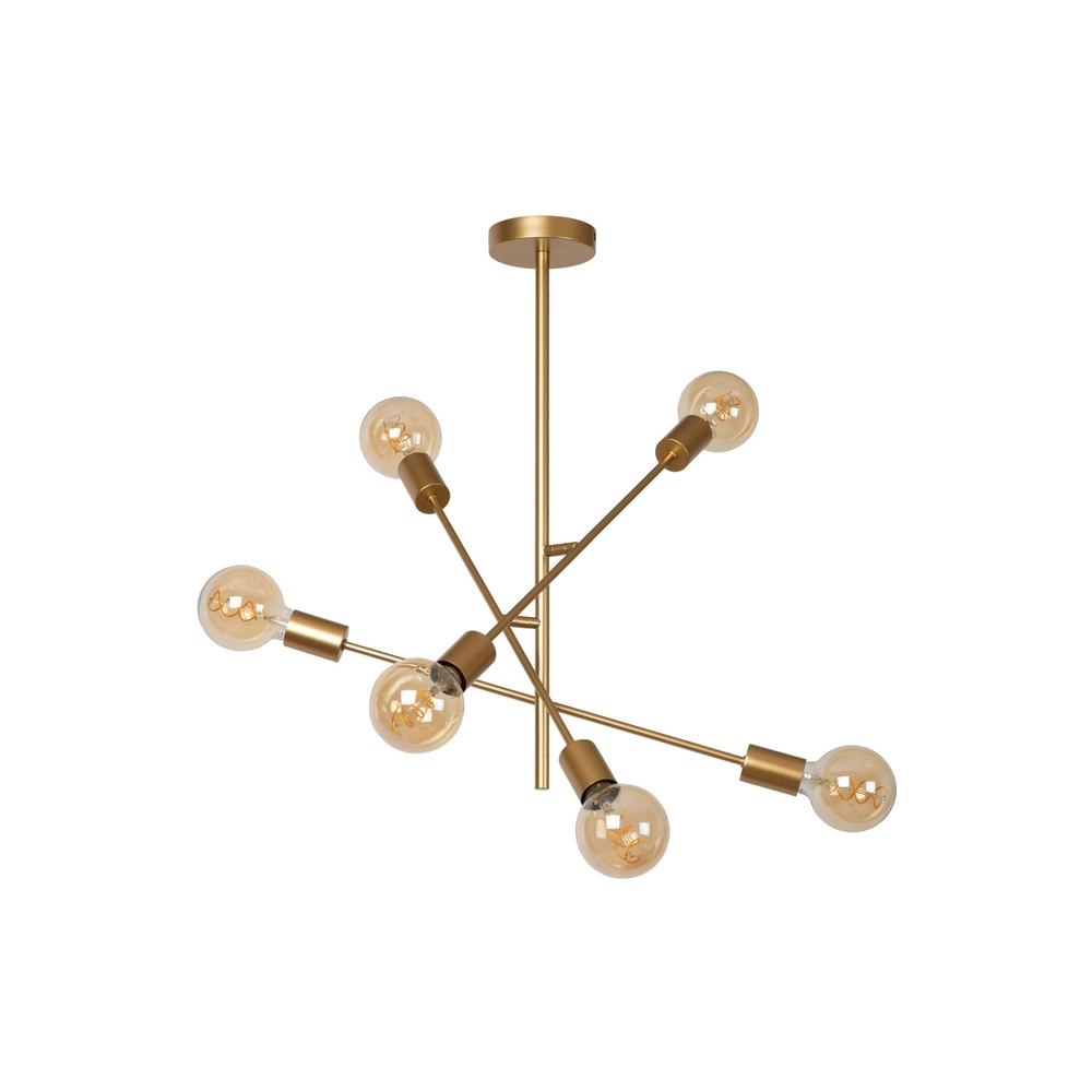 Ceiling lamp Lester 6-light gold
