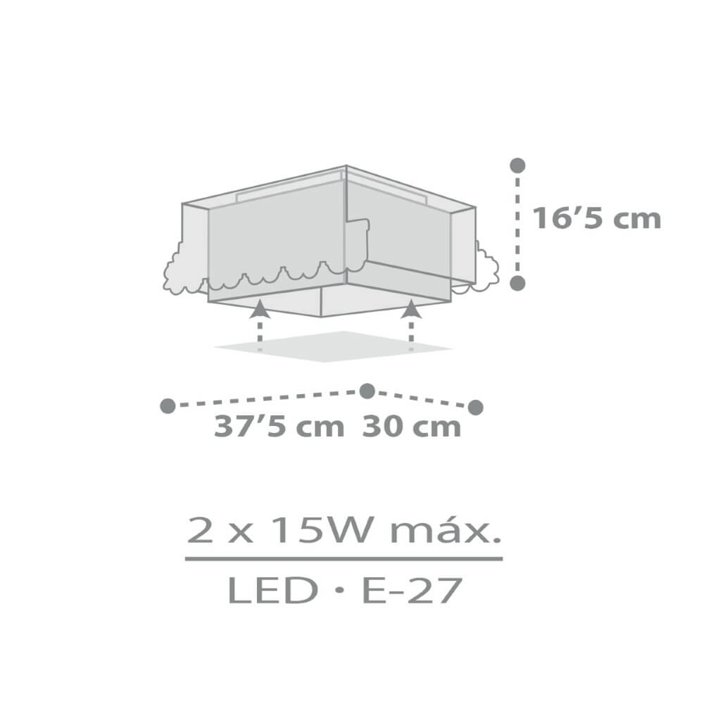 Ceiling lamp with train The Night Train Dalber 8420406003320