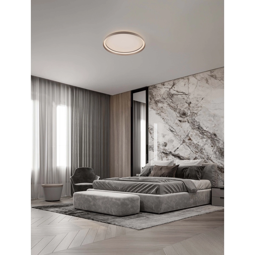 Design ceiling light Ormi Ø 60cm champagne Lyora 5212017463159