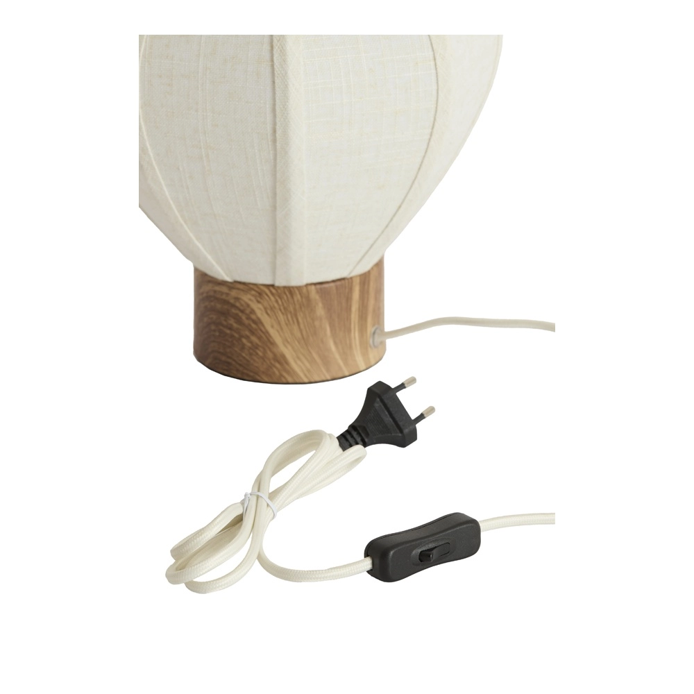 Table lamp Kyzo Ø 23cm japandi white Light & Living 8717807843403