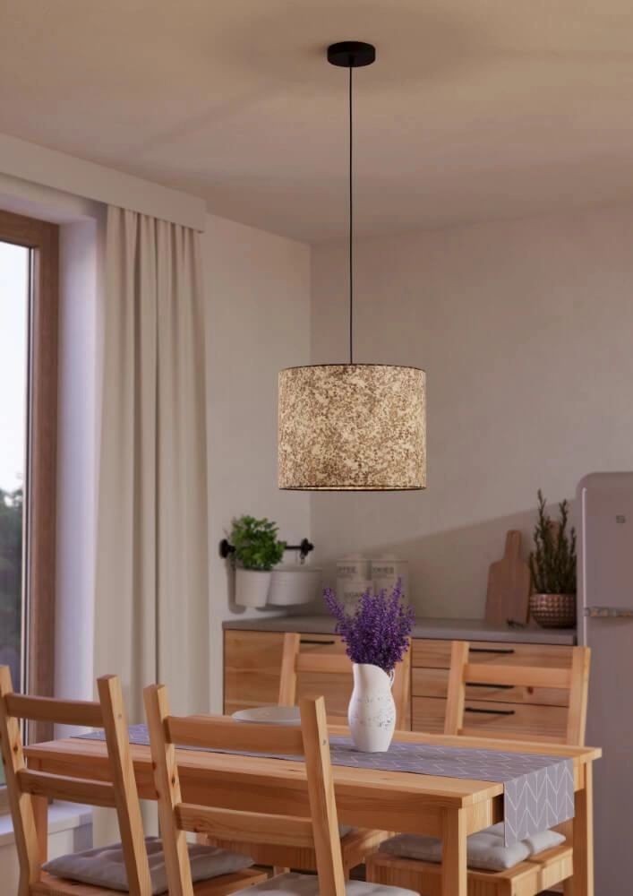 Natural pendant lamp Butterburn Ø 38cm Eglo 9002759439361