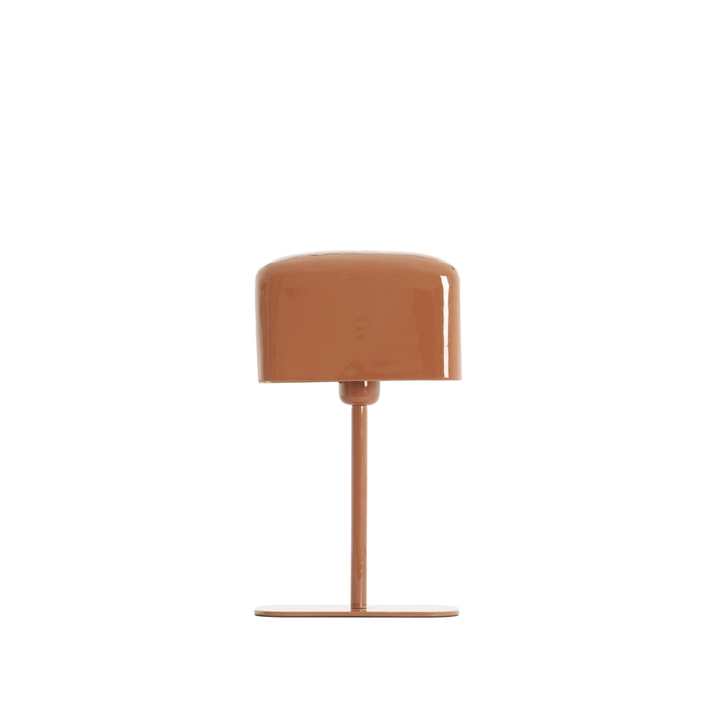 Bedside Lamp Elenie 20x10cm - gloss dark orange