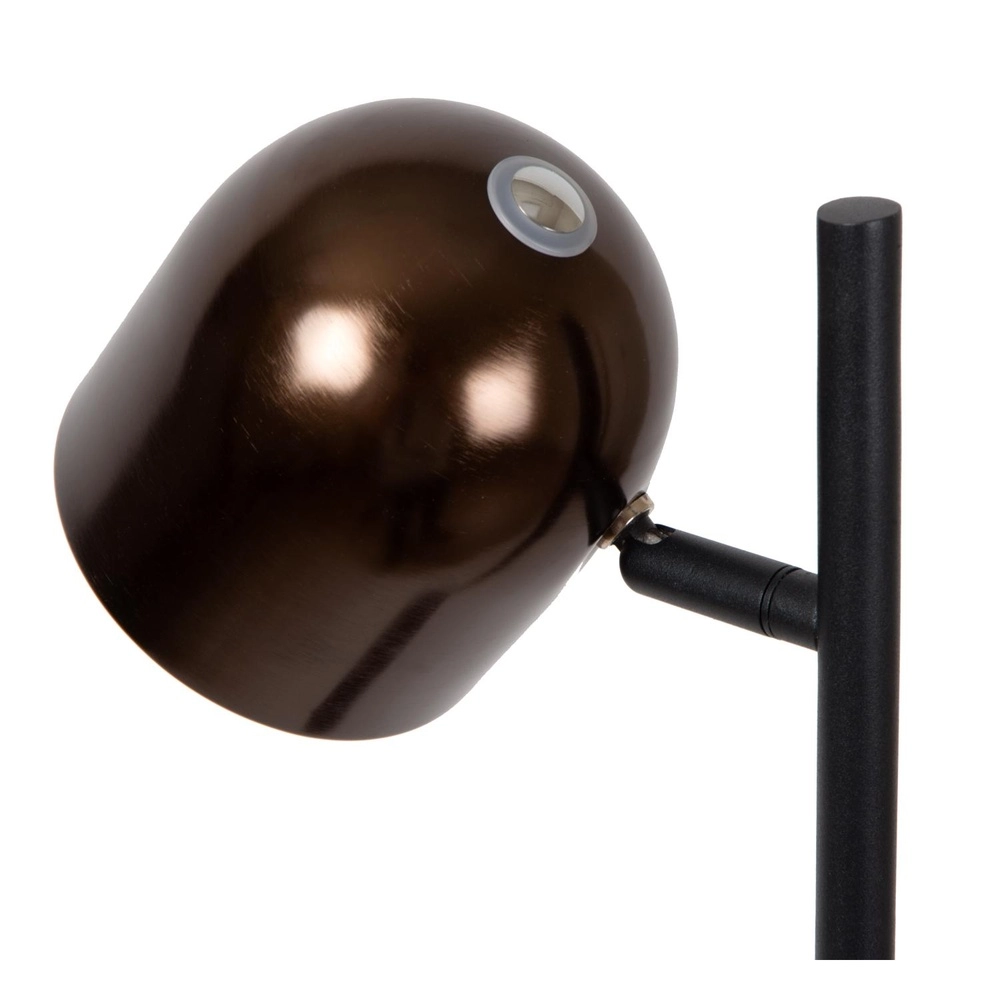 Rechargeable floor lamp Skanska Rech coffee brown Lucide 5411212032171