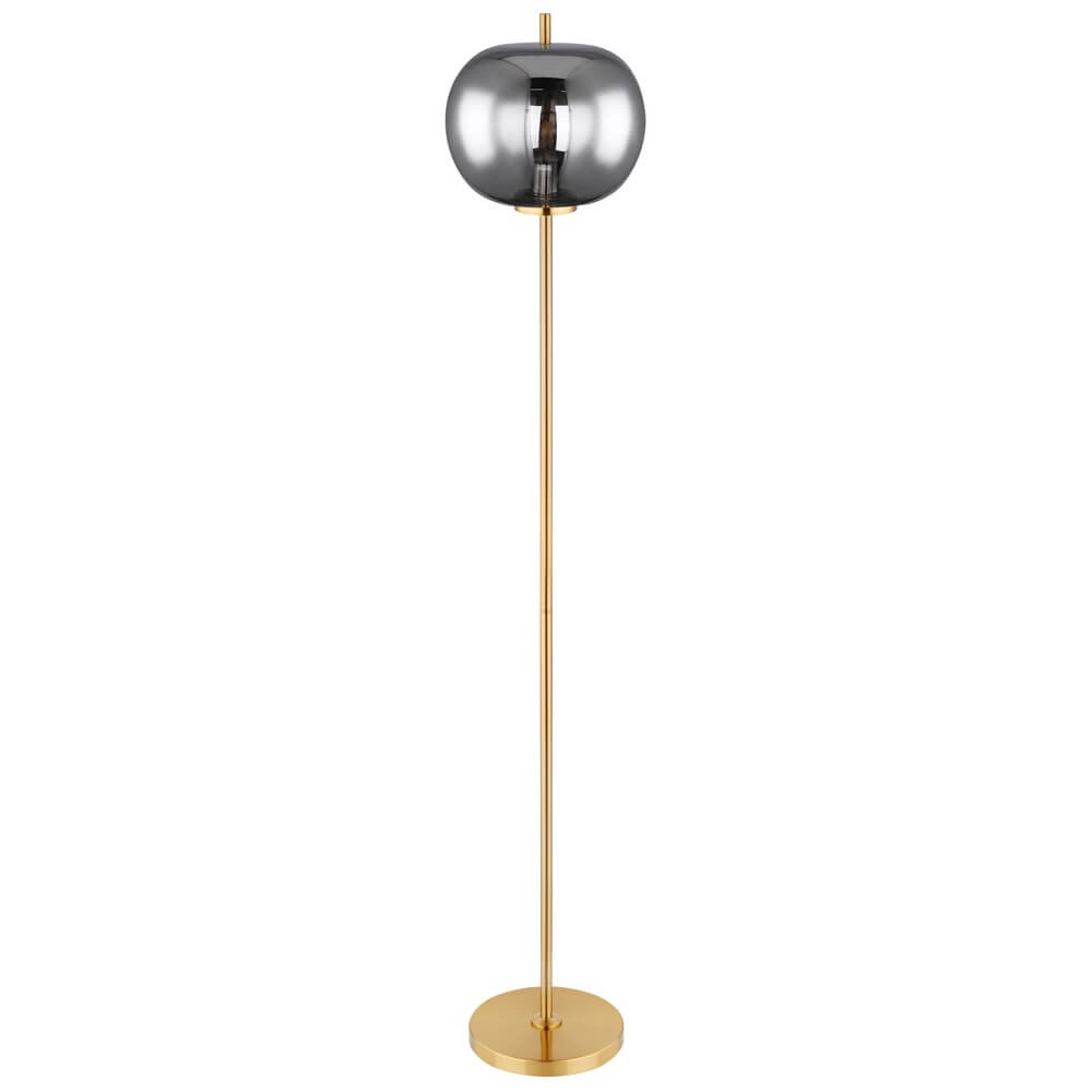 Golden floor lamp Blacky I only Ø 30cm Globo 9007371422043