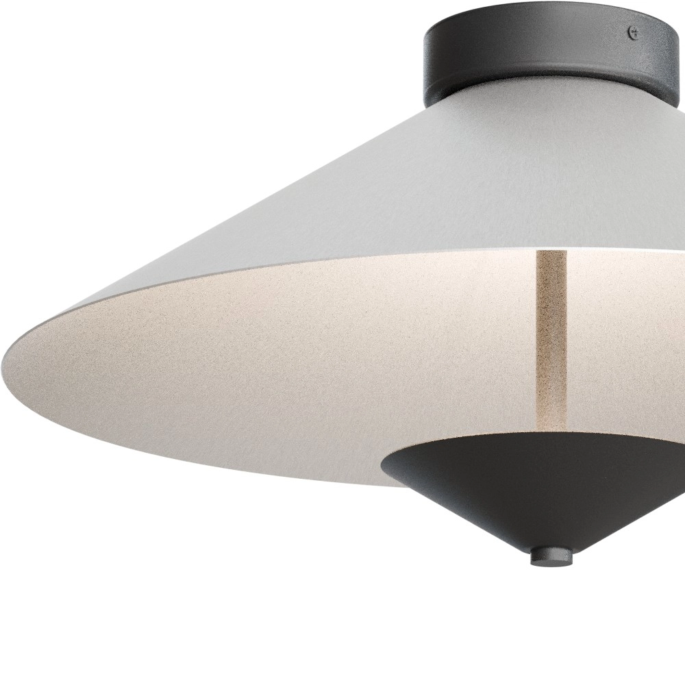 Ceiling lamp Ceppo black with nickel Ø 45cm Masterlight 8718121398167