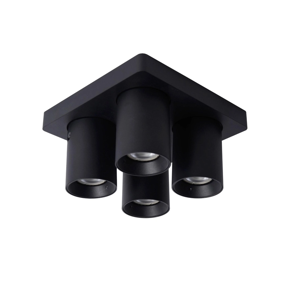 Ceiling spotlight Nigel 4-light black