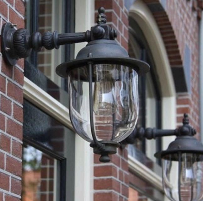 Country Wall Lamp Lindau 40cm bronze brown KS Verlichting 8714732728409