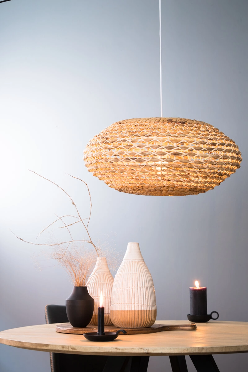 Braided pendant lamp Tripoli Ø 42cm Light & Living 8717807301644