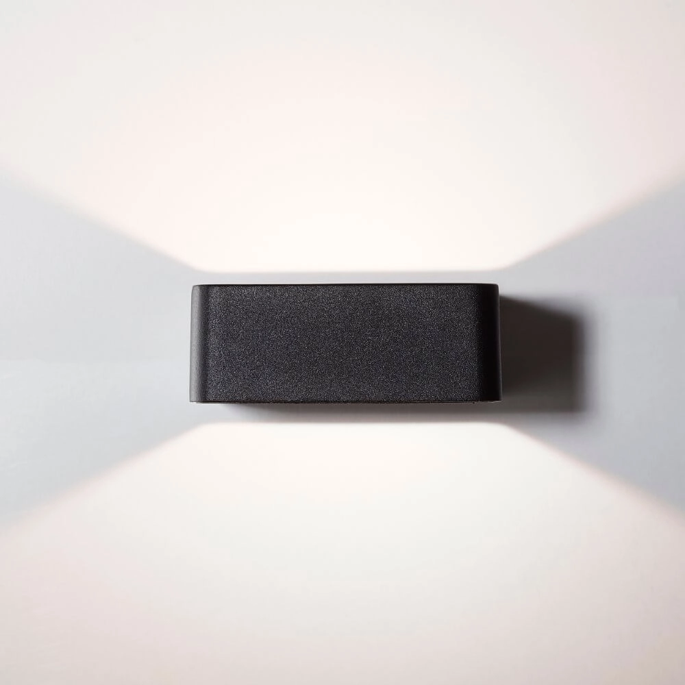 Wall lamp Golda 12cm black Brilliant 4004353349256