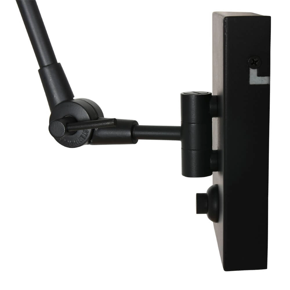 Rural wall lamp Prestige Chic black with gold velvet Steinhauer 8712746145939