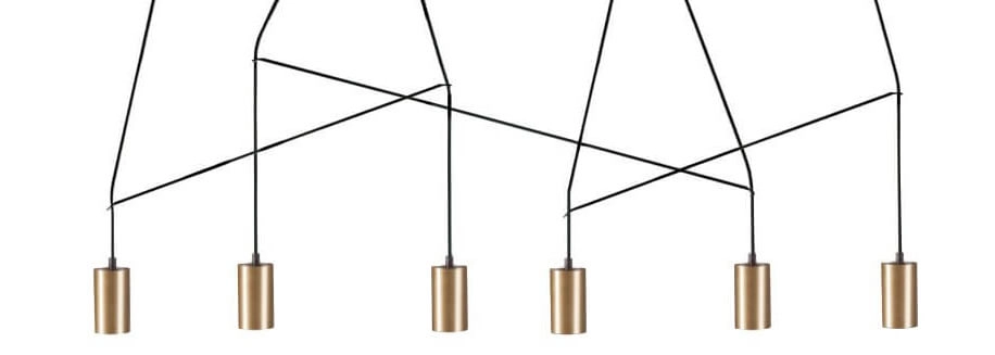 Black gold hanging lamp Imbria Lyora 5903139795593