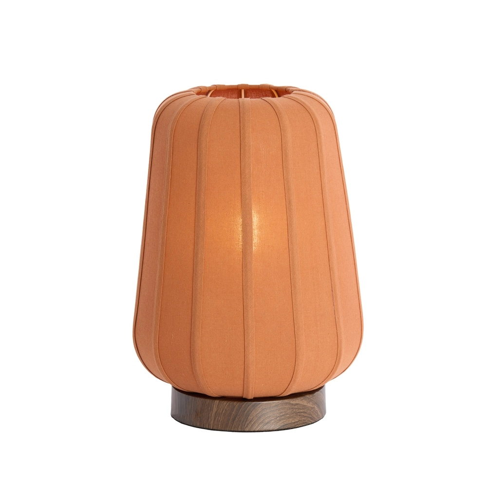 Bedside Lamp Bibury Ø 30cm - terracotta linen Light & Living 8717807794248