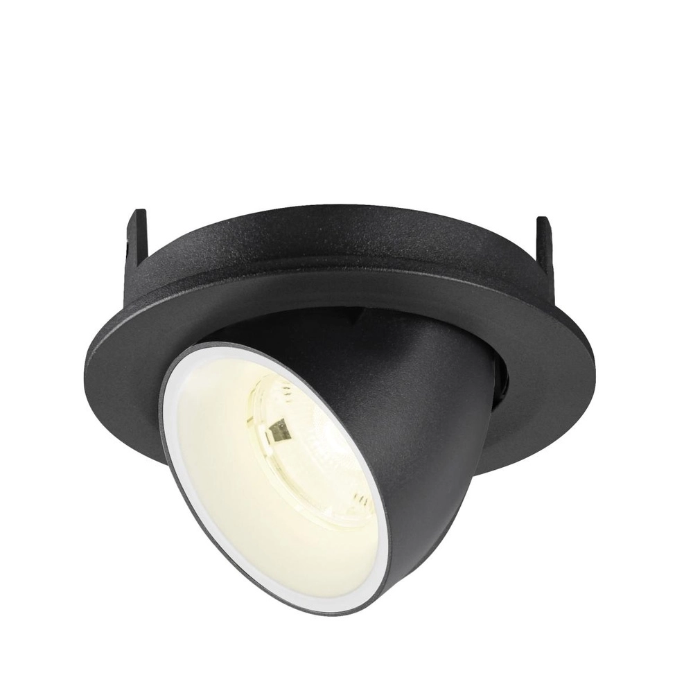Recessed spotlight Numinos Gimble S black/white 4000K - 20deg SLV 4024163313384
