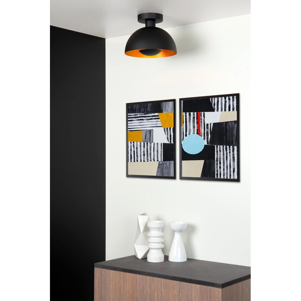 Design ceiling lamp Siemon Black Lucide 5411212451705