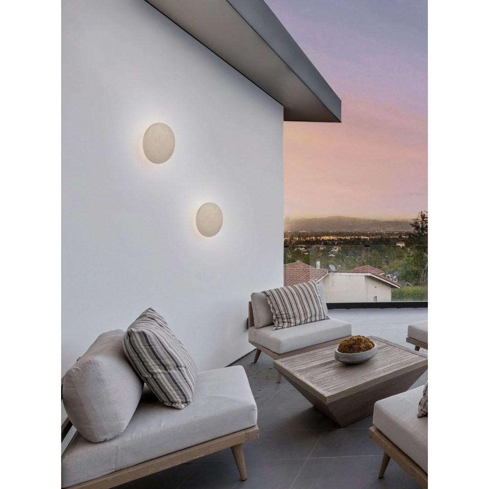 Wall lamp Cerler sand brown stone