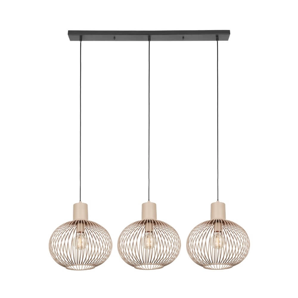 Dining room pendant lamp Gila 3-lights - sand Trio 4017807617580