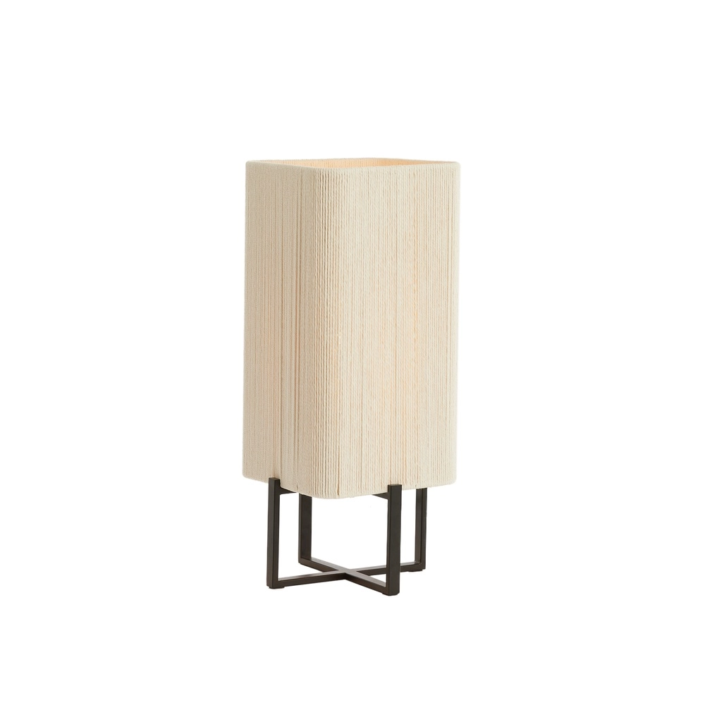 Table lamp Wyn 50.5cm - cream rope with black Light & Living 8717807792558