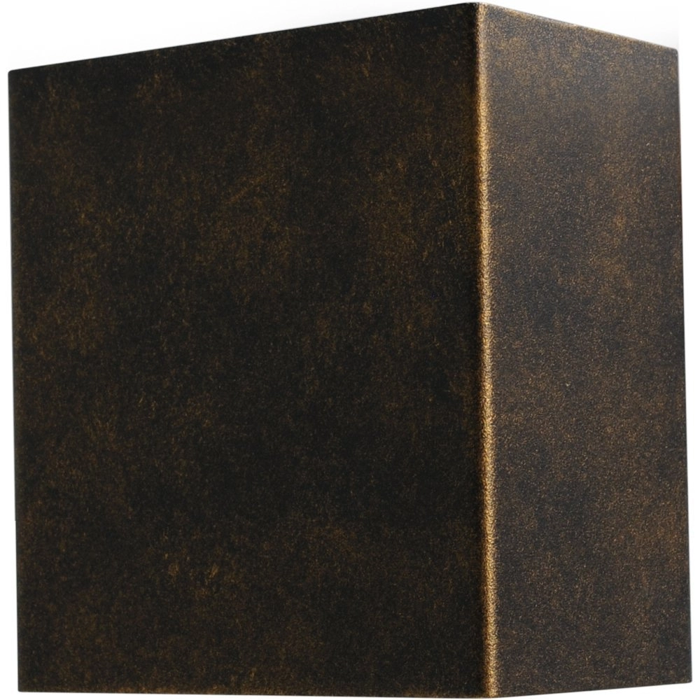 Wall lamp Up - Down Metallico black gold flamed
