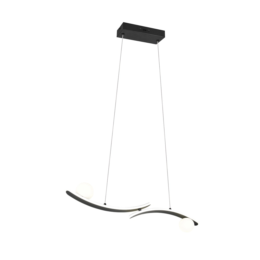 Design pendant lamp Napoli Black Trio 4017807683462