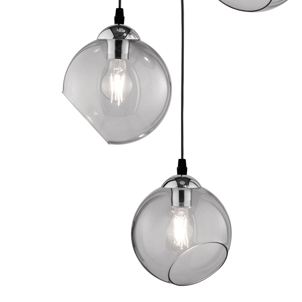 Globe lamp Clooney 3x Ø20cm Trio 4017807407648