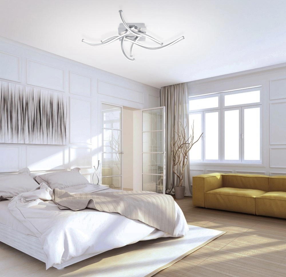 Smart ceiling lamp Q-Malina 4x12.5w - 2700-5000K metallic gray Paul Neuhaus 4012248324677