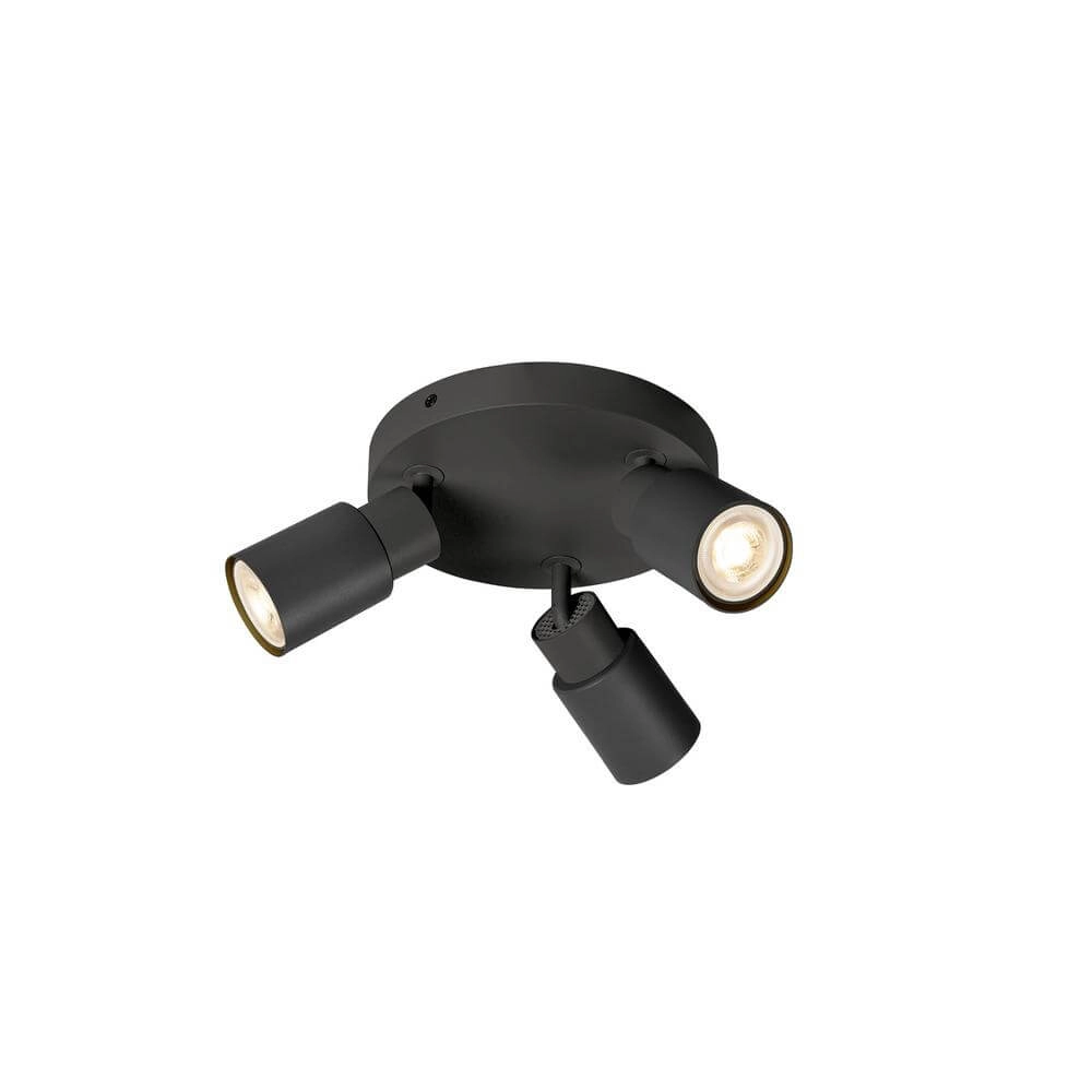 Round spotlight Puri 2.0 Tube black 3-lights