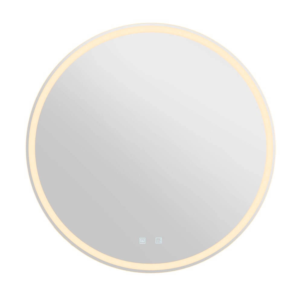 Mirror wall lamp Trukko Chrome - Ø 80cm SLV 4024163274777
