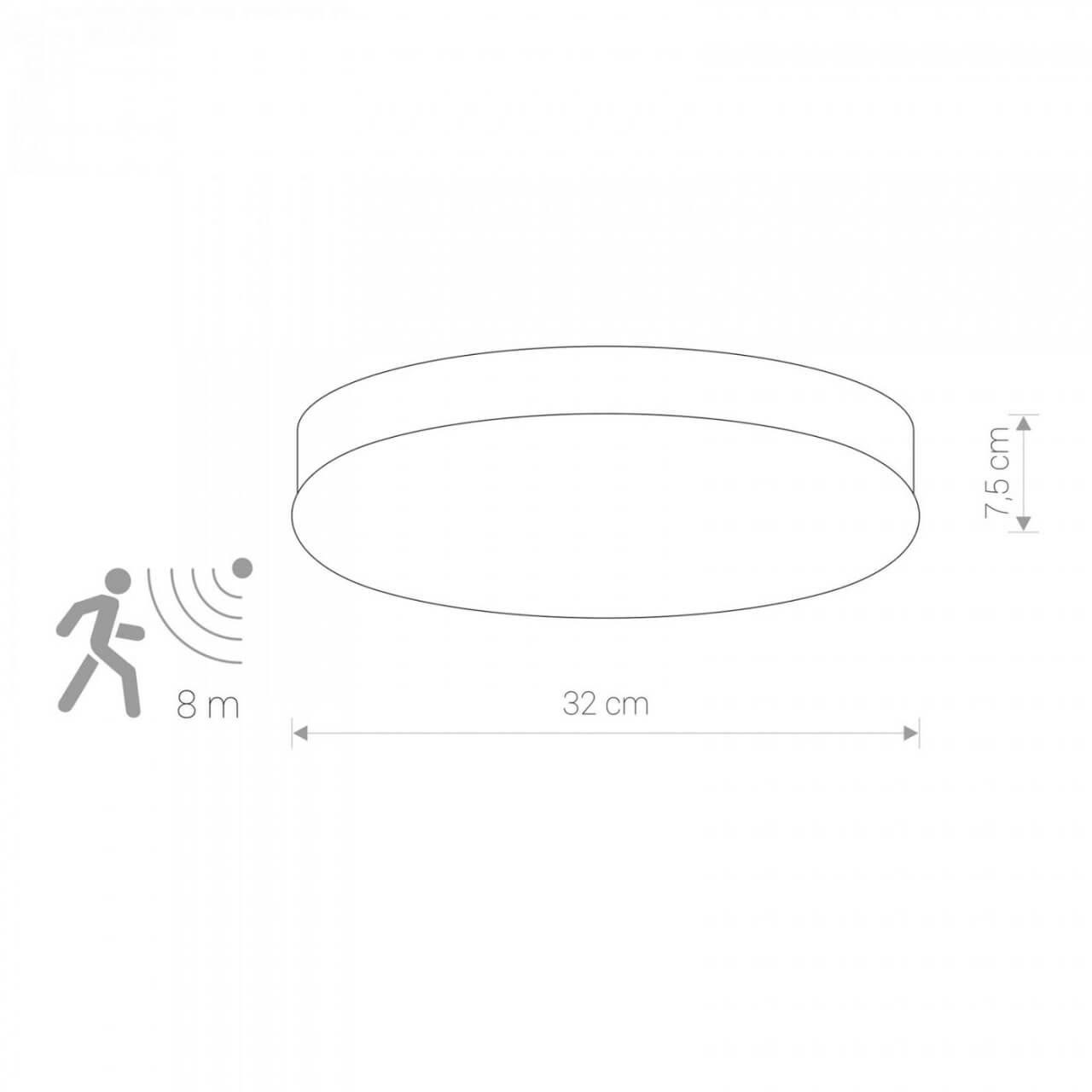 Ceiling light Kasai with motion sensor Lyora 5903139882798
