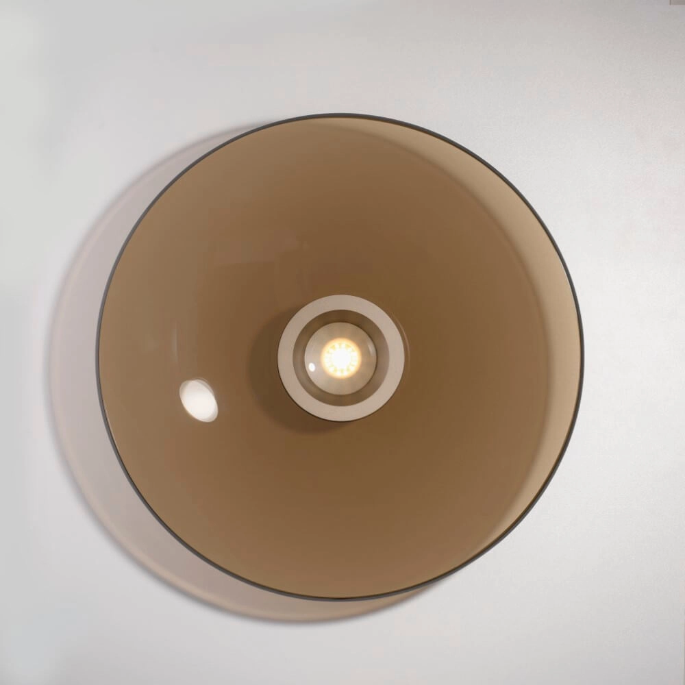 Designer ceiling lamp Pure Moon bronze Ø 50cm Paul Neuhaus 4012248382752