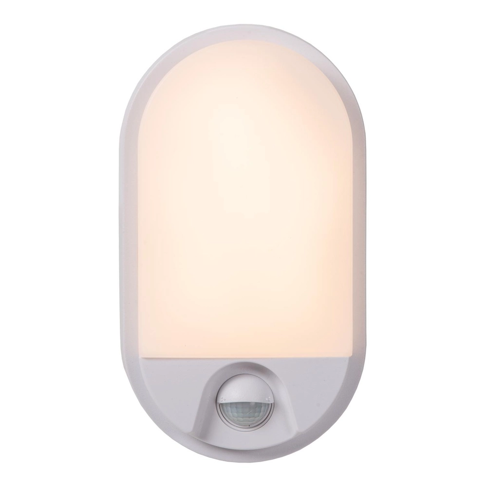 Oval wall lamp Hups Ir White with sensor Lucide 5411212221605