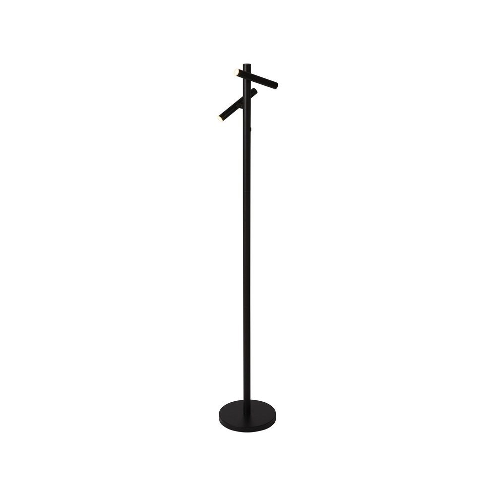 Floor lamp Rechargeable black 2-lights