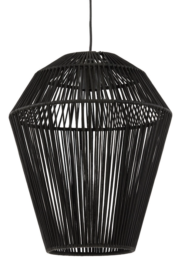 Bohemian pendant lamp Deya black Ø 45cm Light & Living 8717807681166
