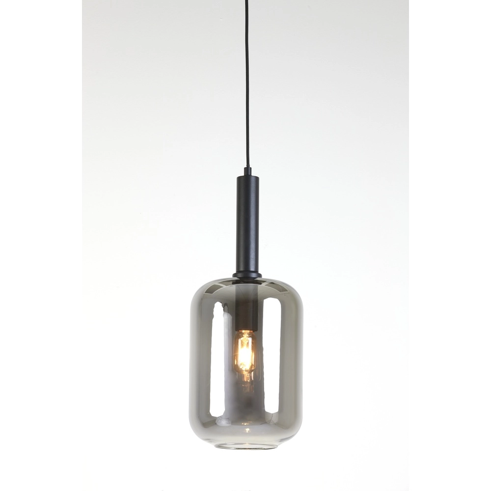 Smoke Glass Pendant Light Lekar Ø 22cm - 1x E27 Light & Living 8717807636678