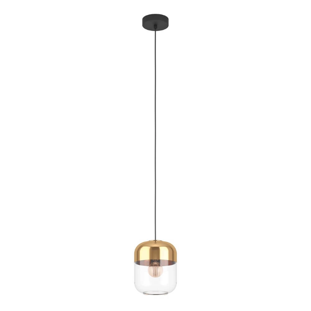 Golden pendant lamp Maryvilla with glass cover Eglo 9008606244553