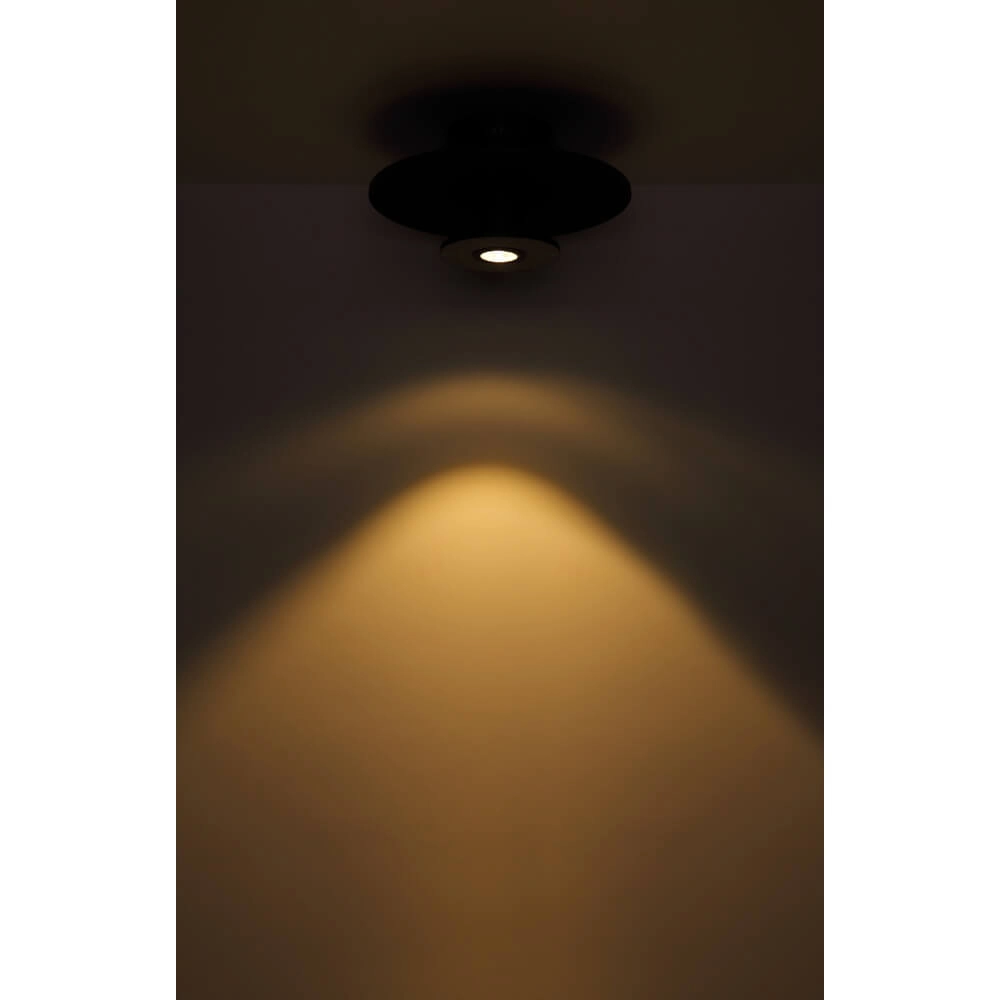 Black ceiling lamp Carter Ø 38cm with felt Globo 9007371471744