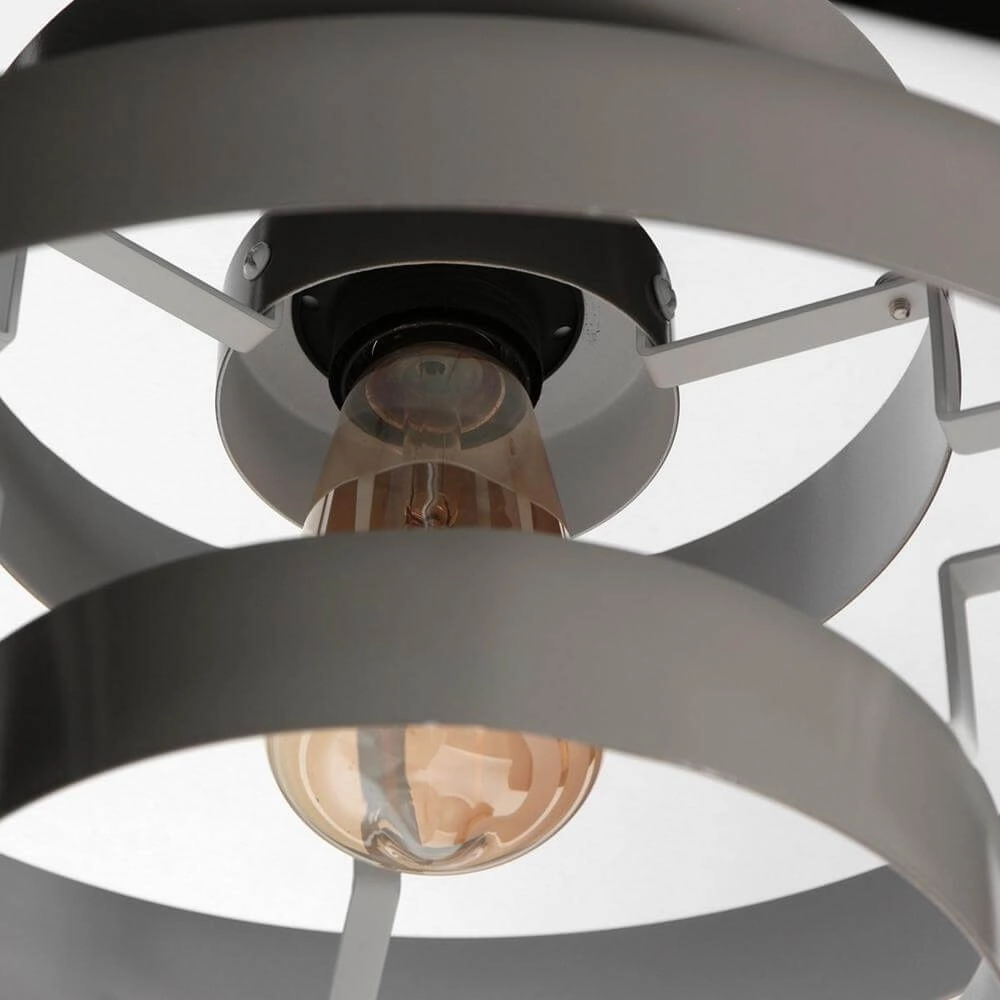 Design pendant lamp Halo Cirque grey Ø 50cm Steinhauer 8712746178319
