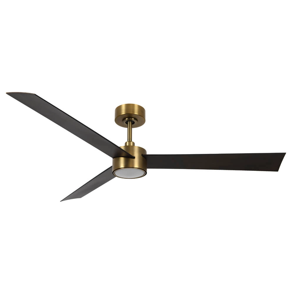 Ceiling fan Climate IV brass with wood Ø132cm Beacon 9333509192787