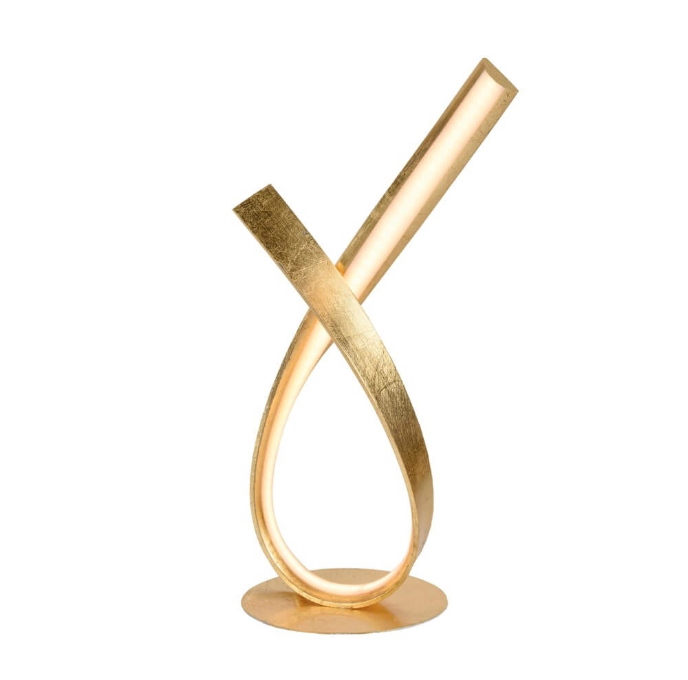 Table lamp Linda curl gold