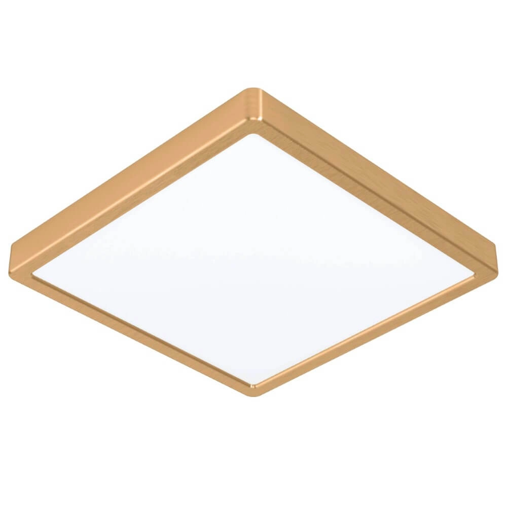 Brass ceiling lamp Fueva 5 28.5 by 28.5cm