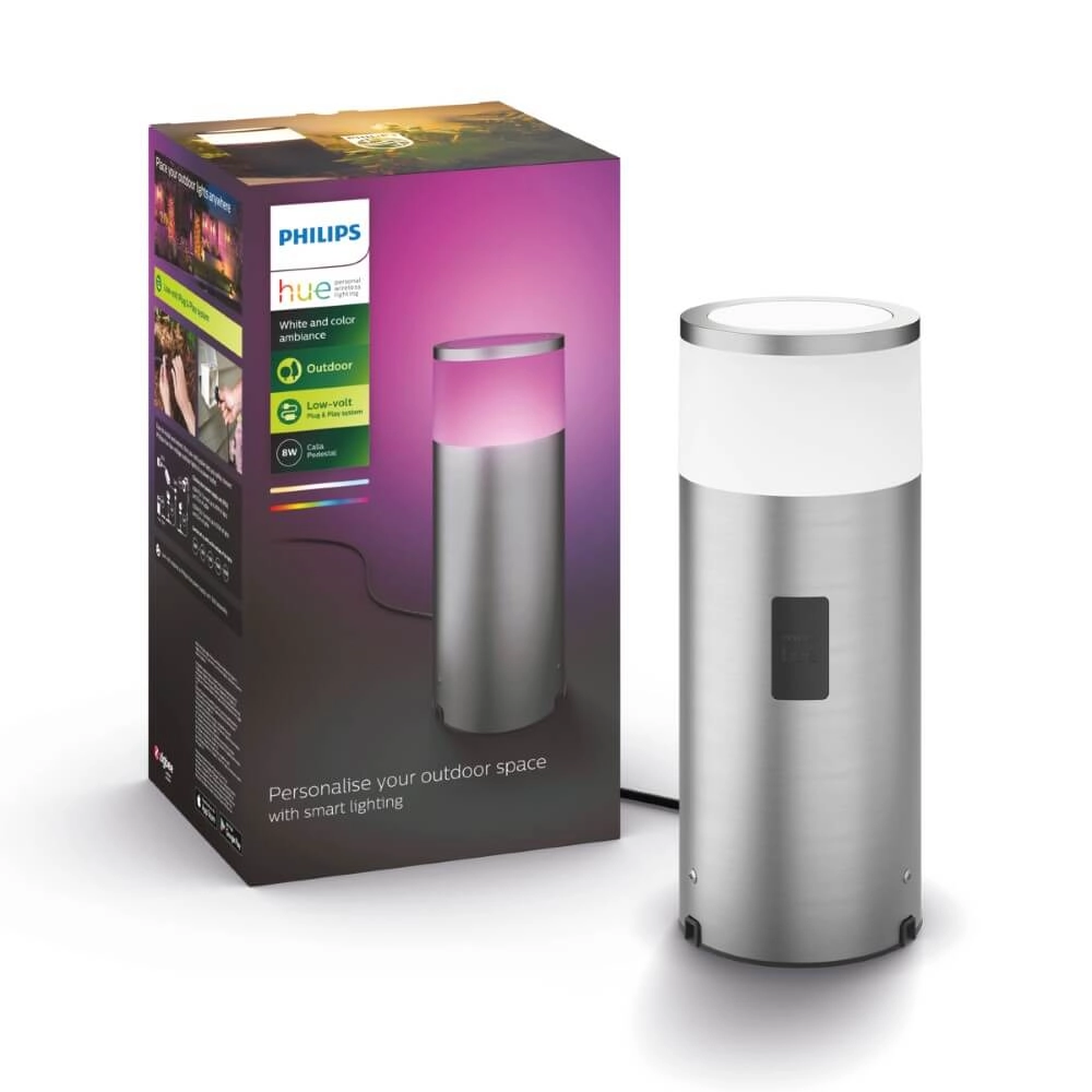 Garden lamp Hue Calla Stainless steel Philips 8719514388499
