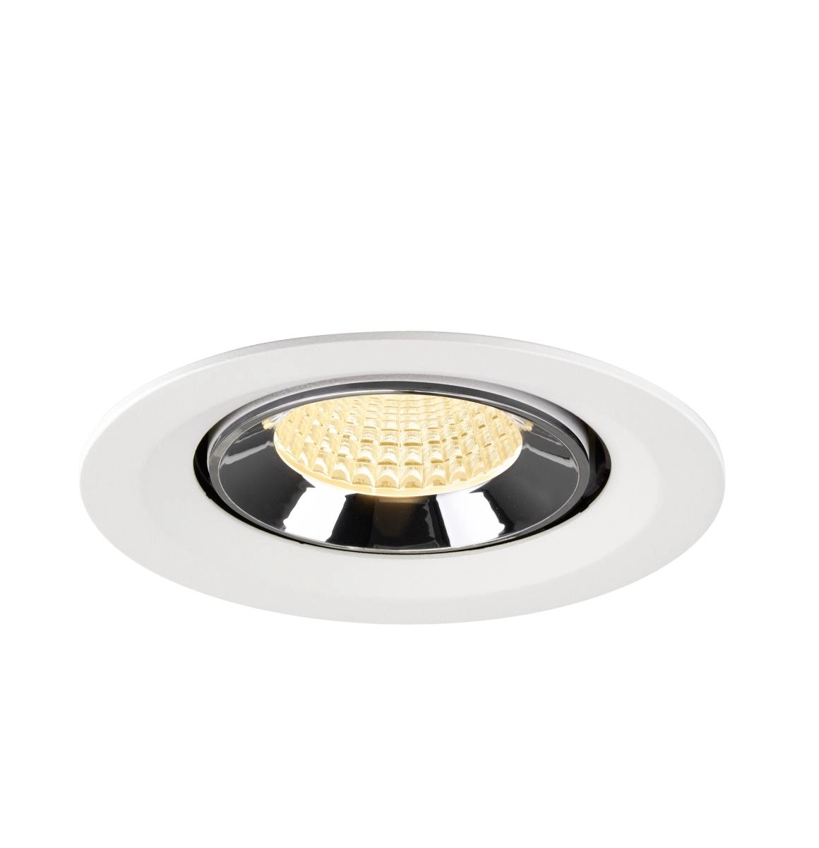 Recessed spotlight Numinos Gimble M white/chrome 3000K - 55deg SLV 4024163311786