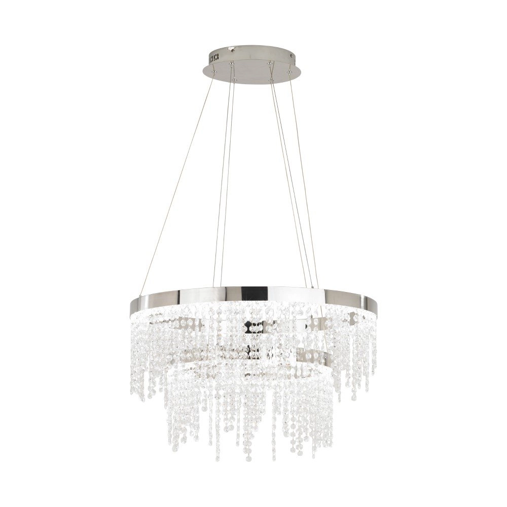 Pendant lamp Antelao 61cm with crystal